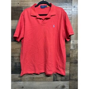 Polo Ralph Lauren Classic Fit Mens Red Short Sleeve Polo Shirt XL